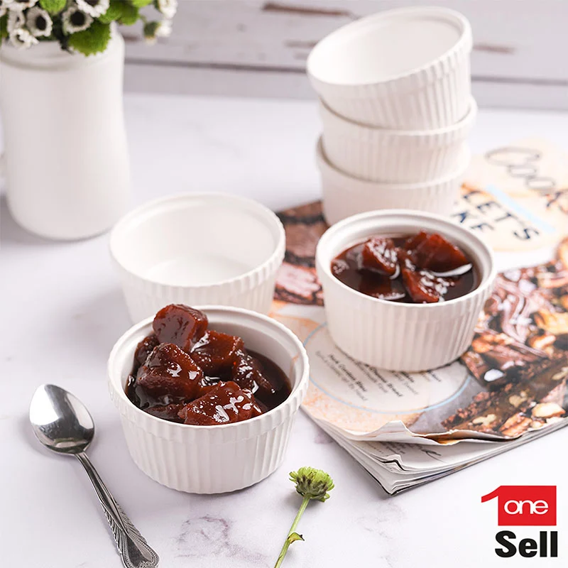کاپ کیک و پیاله وان سل سفید